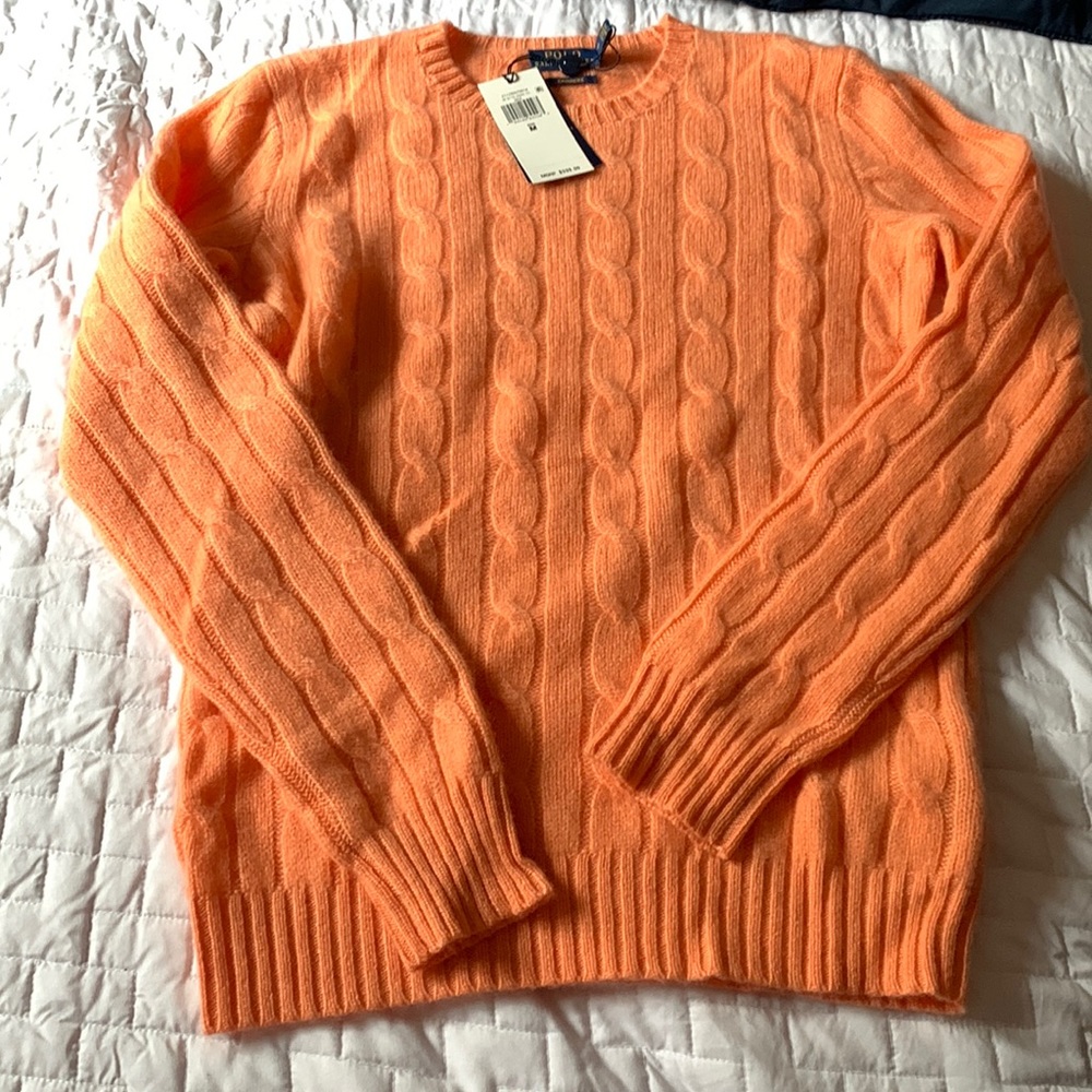 Melon Cashmere sweater crew neck